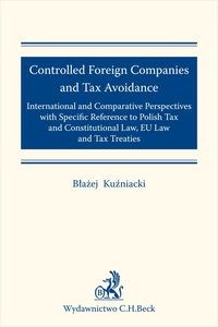 Picture of Controlled Foreign Companies (CFC) and Tax Avoidance: International and Comparative Perspectives