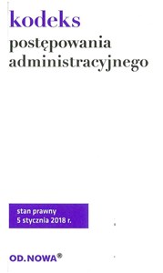 Obrazek Kodeks postępowania administracyjnego