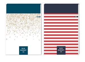 Obrazek Blok biurowy A4/100K kratka mix