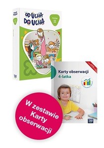 Obrazek Wychowanie przedszkolne OD UCHA DO UCHA 4-latki poziom 2 Zestaw dla dziecka