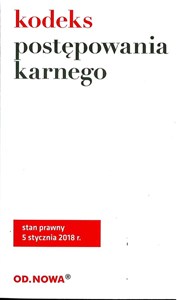 Obrazek Kodeks postępowania karnego