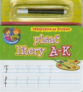 Obrazek Przedszkolak potrafi pisać litery A-K