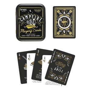 Picture of Gra kempingowa BBQ Playing Cards w puszce