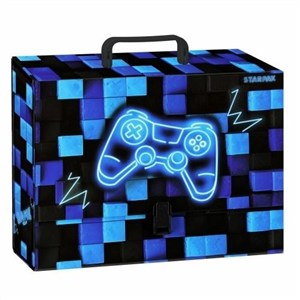 Picture of Teczka z rączką A4/95mm Pad blue