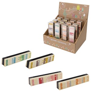 Picture of Harmonijka ustna drewniana 1szt.mix