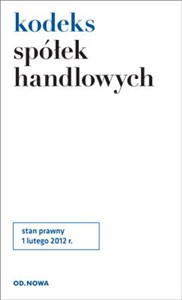 Obrazek Kodeks spółek handlowych
