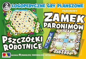 Obrazek Zamek Paronimów Pszczółki Robotnice Logopedyczne gry planszowe