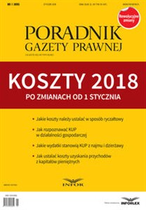 Obrazek Koszty 2018 po zmianach Poradnik Gazety Prawnej 1/2018