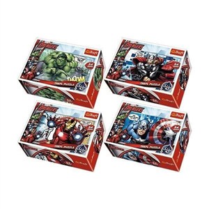 Obrazek Puzzle 54 mini Drużyna Avengers mix TREFL
