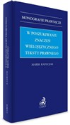 polish book : W poszukiw... - Marek Kaduczak