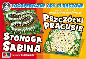 Obrazek Stonoga Sabina Pszczółki Pracusie Logopedyczne gry planszowe
