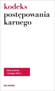 Obrazek Kodeks postępowania karnego