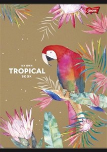 Obrazek Zeszyt A4 w kratkę 80 kartek Tropic