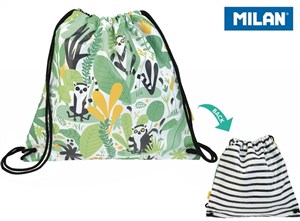 Obrazek Worek/Plecak Zielony lemur MILAN