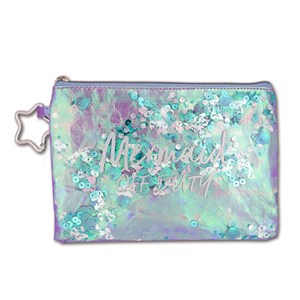 Obrazek Kosmetyczka mermaid fioletowa