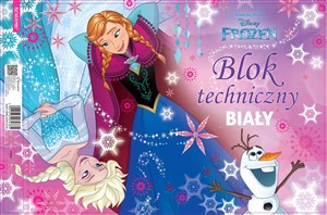 Picture of Blok techniczny A4/10K biały Frozen
