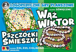 Picture of Wąż Wiktor Pszczółki Śmieszki Logopedyczne gry planszowe