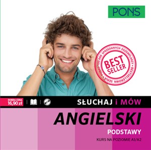 Obrazek Słuchaj i mów Angielski podstawy + CD poziom A1/A2