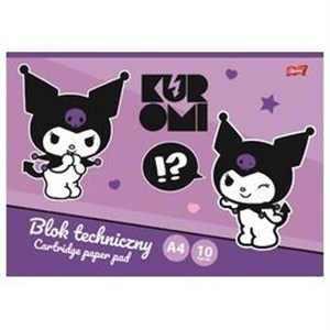Picture of Blok techniczny A4/10K 190g/m2 Kuromi(10szt)