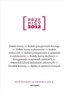 Obrazek Przepisy 2012 Prawo karne