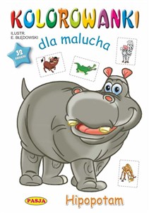 Obrazek Kolorowanki dla malucha Hipopotam