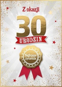 Picture of Karnet Urodziny 30