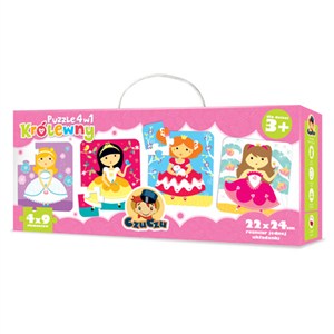 Picture of CzuCzu Puzzle 4w1 Królewny
