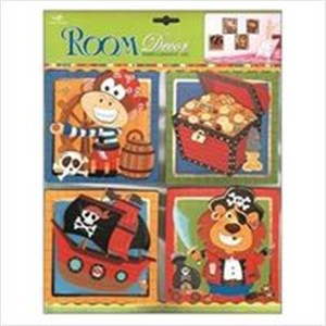 Obrazek Dekoracja ścienna dla dzieci 3D "Piraci"