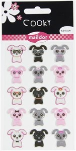 Obrazek Naklejki 3D Pieski MAILDOR