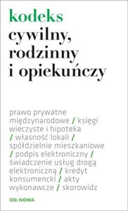 Obrazek Kodeks cywilny rodzinny opiekuńczy