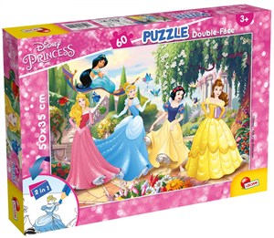 Obrazek Puzzle dwustronne Plus 60 Disney Princess