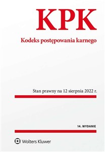 Picture of Kodeks postępowania karnego Przepisy
