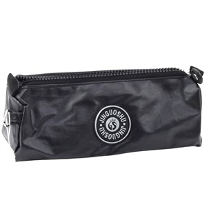 Obrazek Piórnik szkolny jednokomorowy czarny 21,5cm