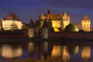 Obrazek Kartka 3D Malbork, Zamek Krzyżacki