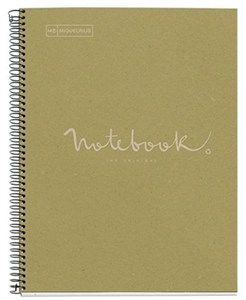 Picture of Kołonotatnik A4/80K kratka ekozielony