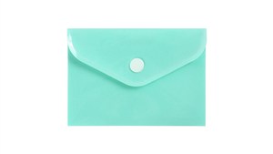 Obrazek Teczka A7 kopertowa PP pastel zielony