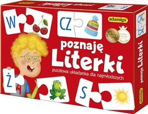 Obrazek Poznaję literki Gra puzzlowa