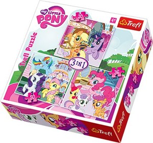Obrazek Puzzle 3w1 My Little Pony Zabawy kucyków