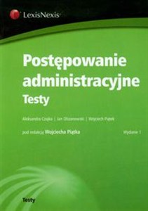 Obrazek Postępowanie administracyjne Testy