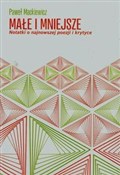 Polska książka : Małe i mni... - Paweł Mackiewicz