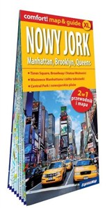 Obrazek Nowy Jork. Manhattan, Brooklyn, Queens laminowany map&guide XL 2w1: przewodnik i mapa