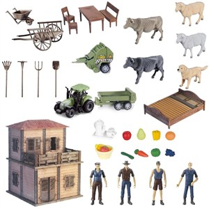 Obrazek Zestaw farma z rolnikami i gosposią DIY