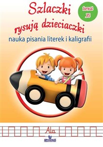 Obrazek Szlaczki rysują dzieciaczki nauka pisania, literek i kaligrafii