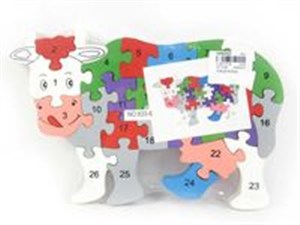 Picture of Puzzle drewniane krówka