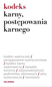 Obrazek Kodeks karny postępowania karnego
