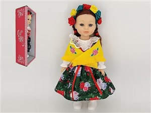 Obrazek Lalka w stroju ludowym 38cm