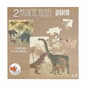Obrazek Puzzle magnetyczne Dinozaury