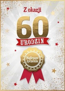 Picture of Karnet Urodziny 60