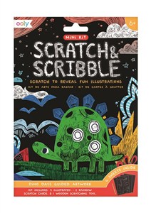 Picture of Zdrapywanki Mini Scratch & Scribble Dinozaury