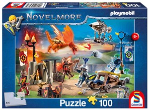 Picture of Puzzle 100 Playmobil Novelmore